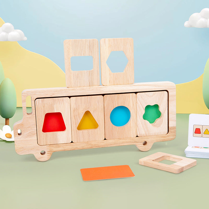 Casse-tête Montessori de Séparation des Couleurs et Formes Géométriques - LylyShop