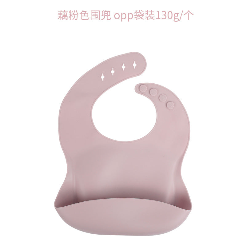 Sac à riz en silicone pour bébé – Bavoir salive imperméable et résistant aux huiles - LylyShop