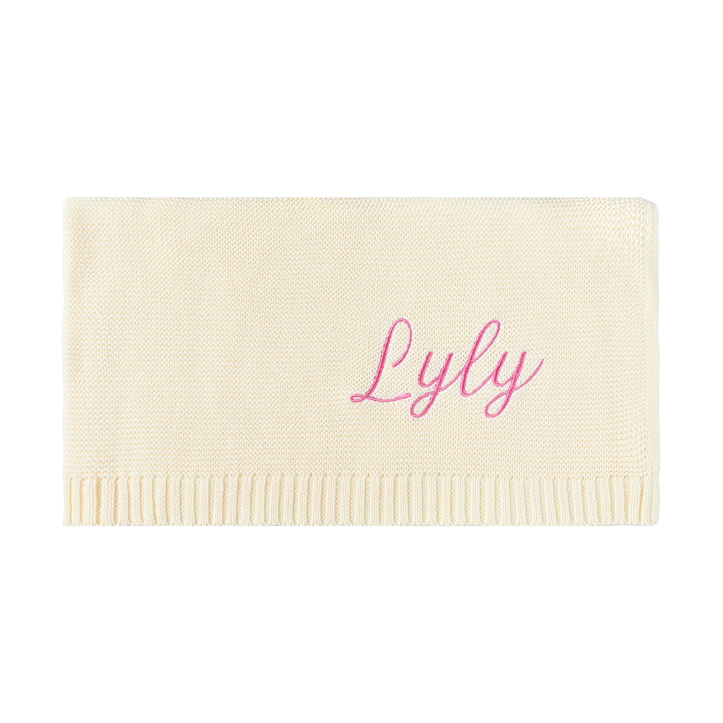 Coffret Duo Douillet Personnalisé – Lapin en Peluche & couverture brodés au prénom de bébé