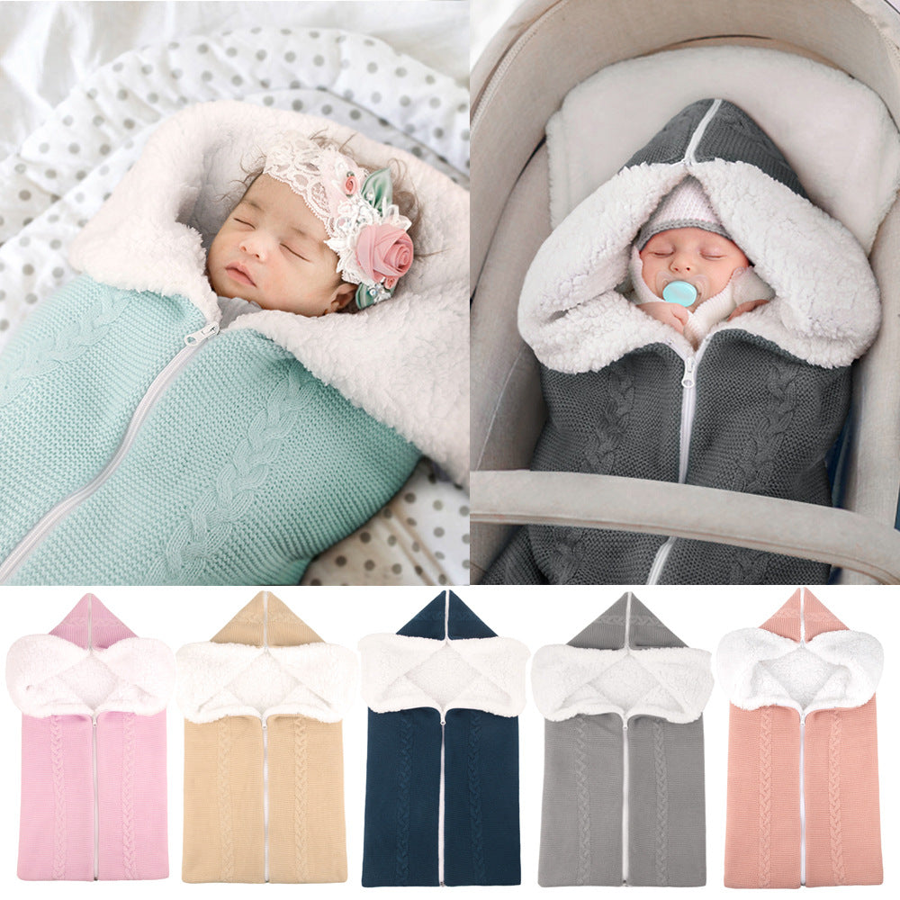 Sac de Couchage Multifonction pour Bébé - Sac de Poussette, Couverture, Molleton Plus Épais et Chaud - LylyShop