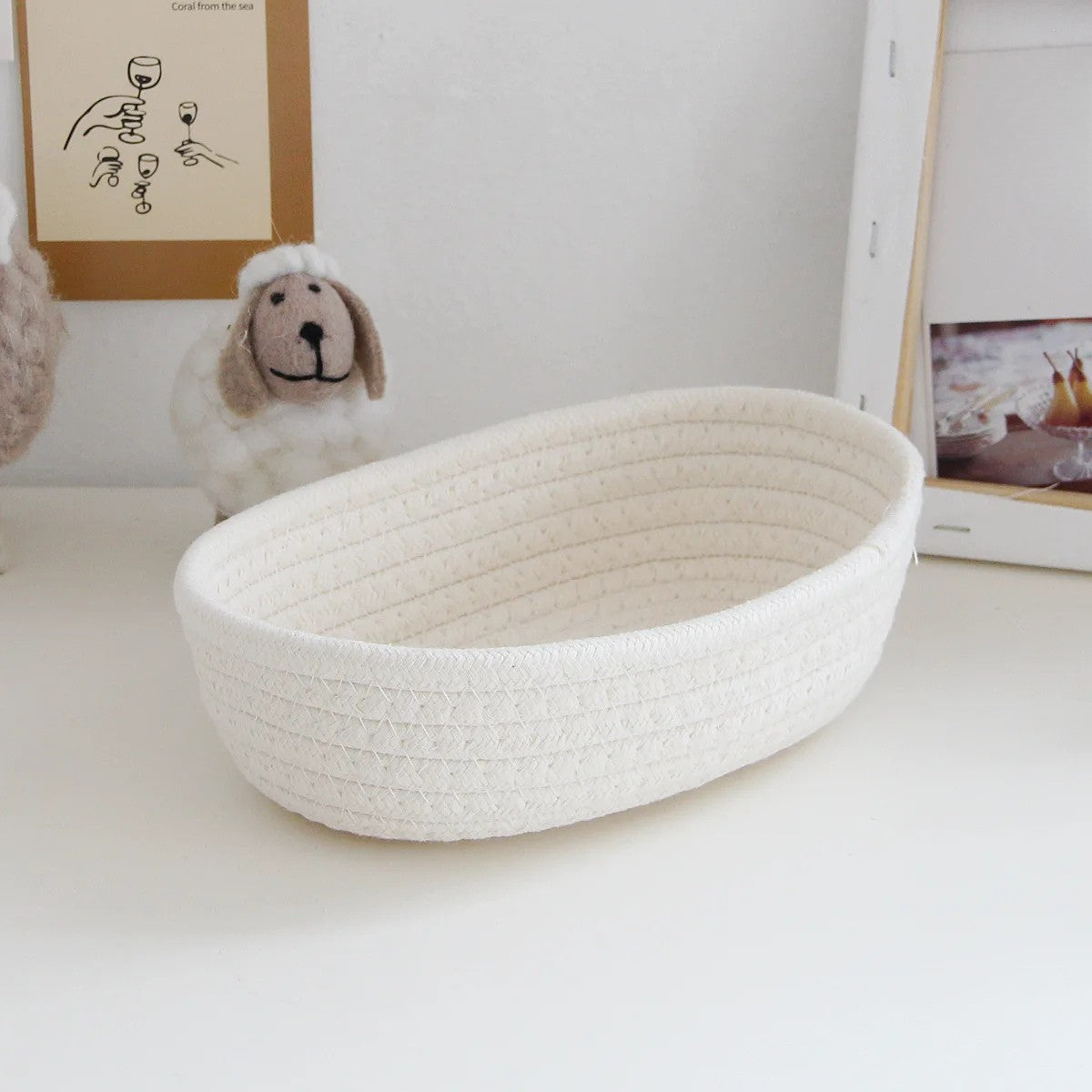 Paniers de Rangement en Tissu Éco-Responsable