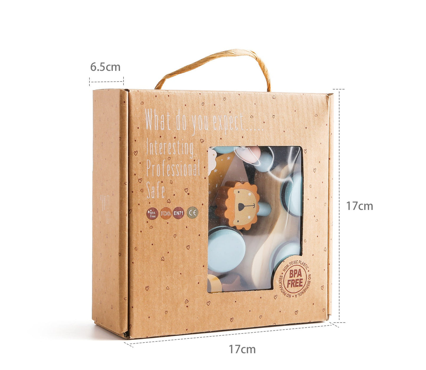 Jouet Train en Bois - Jouet Éducatif Montessori avec Chariot pour Bébé - LylyShop