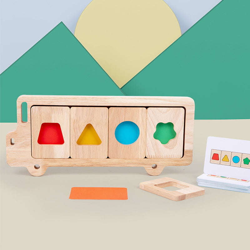 Casse-tête Montessori de Séparation des Couleurs et Formes Géométriques - LylyShop