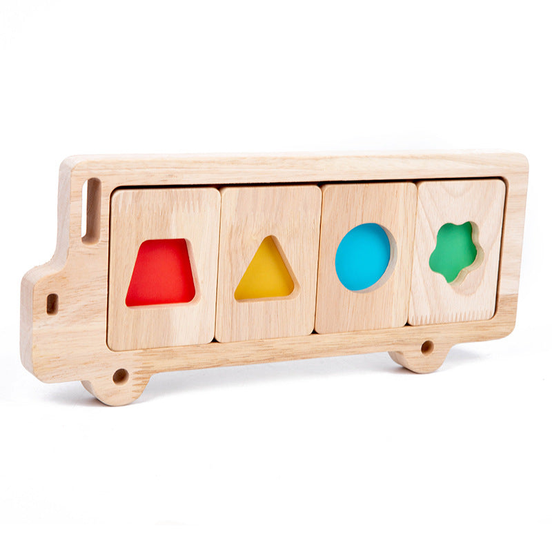 Casse-tête Montessori de Séparation des Couleurs et Formes Géométriques - LylyShop