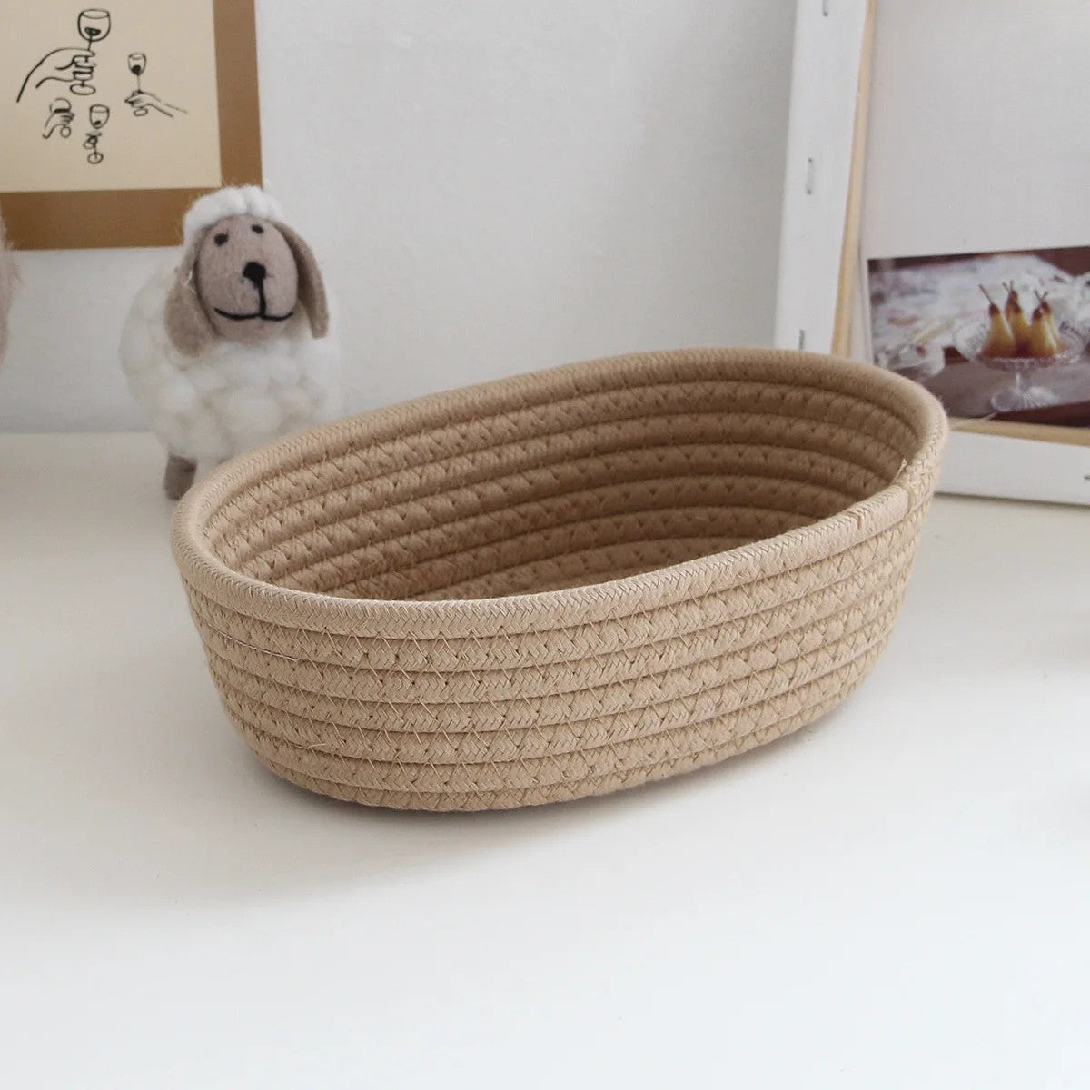 Paniers de Rangement en Tissu Éco-Responsable