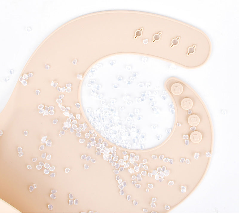 Sac à riz en silicone pour bébé – Bavoir salive imperméable et résistant aux huiles - LylyShop
