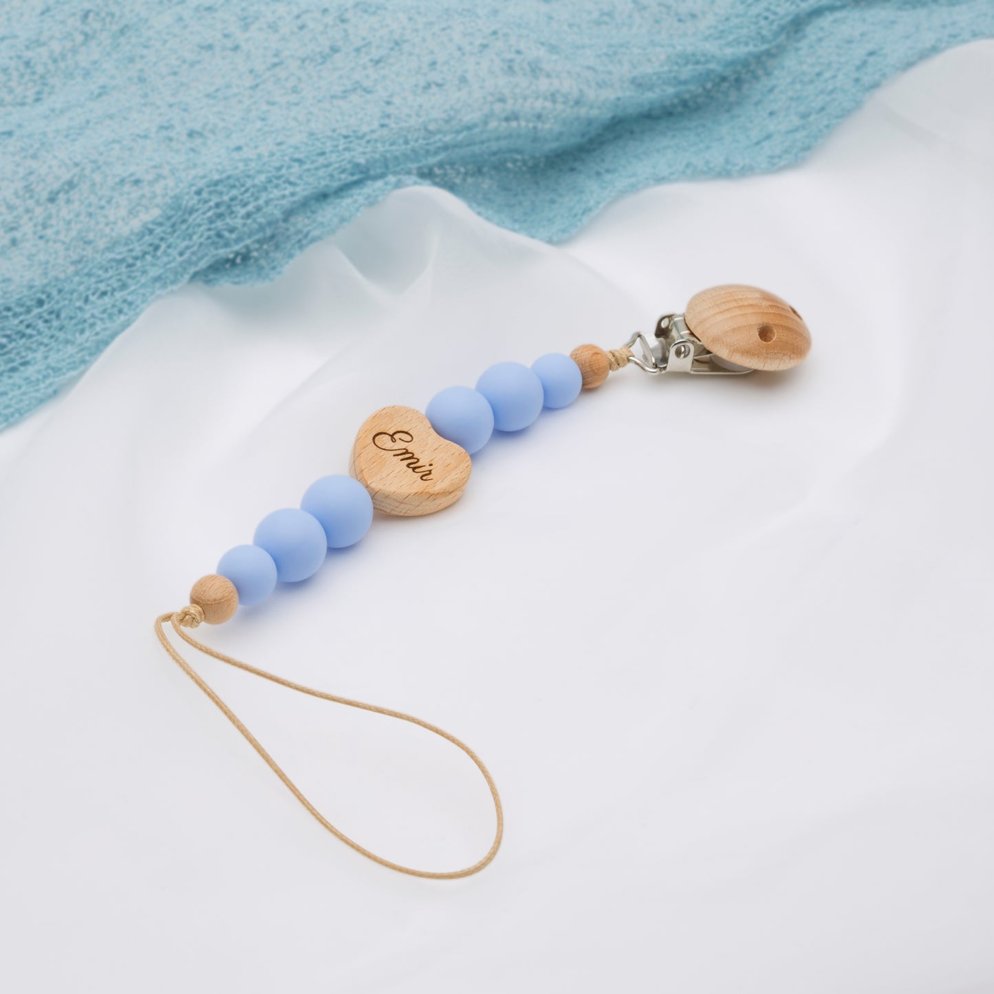 Attache-tétine Bébé Personnalisée