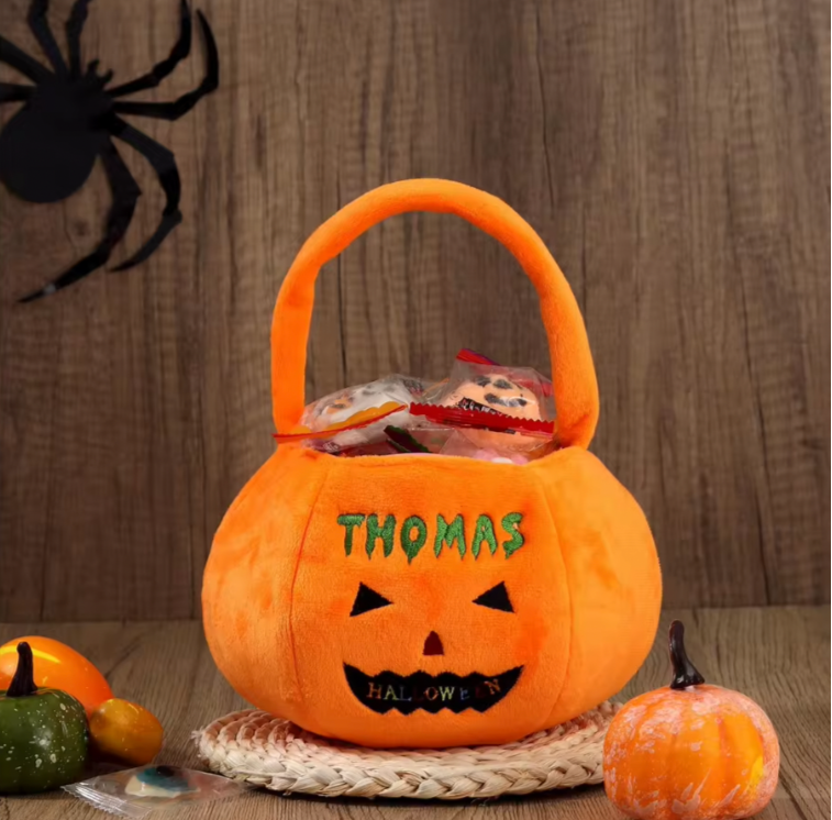 Panier Halloween Personnalisé Citrouille