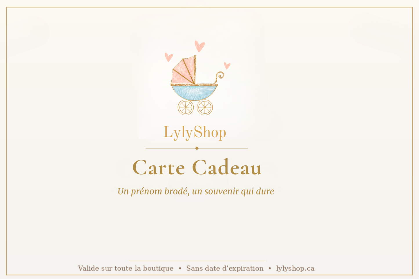 Carte Cadeau LylyShop