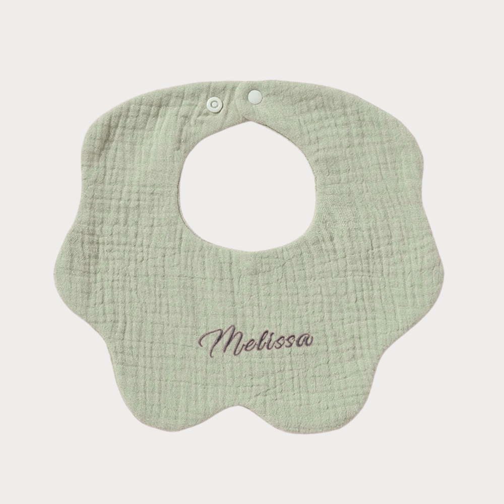 Bavoir Bébé Personnalisé en Coton