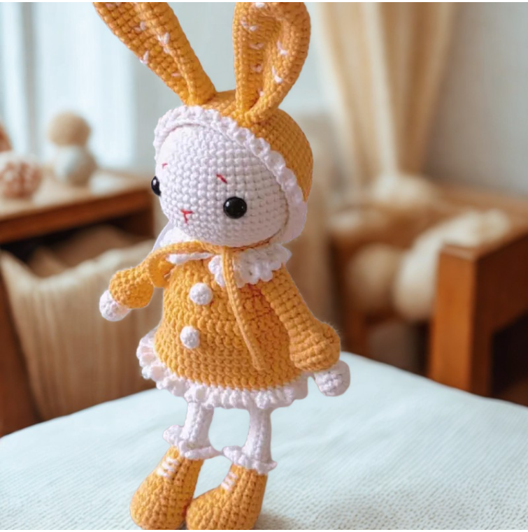 🐰 Lapins en Laine Faits Main
