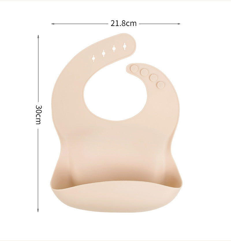 Sac à riz en silicone pour bébé – Bavoir salive imperméable et résistant aux huiles - LylyShop