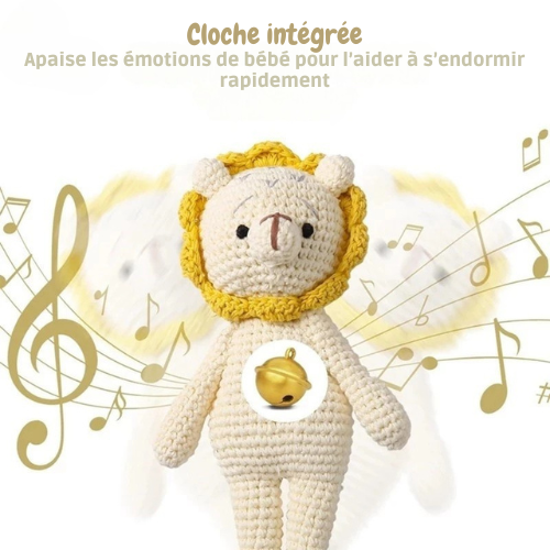 Doudou Tricoté Fait Main – Éléphant, Lion ou Renard