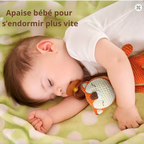 Doudou Tricoté Fait Main – Éléphant, Lion ou Renard