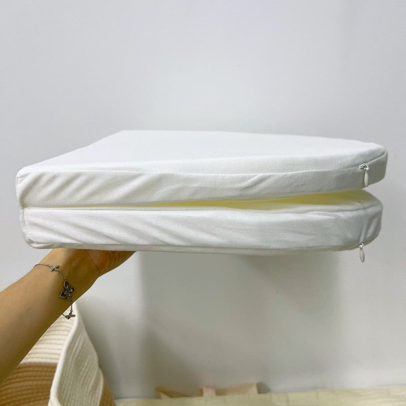 Couffin Portable pour Bébé en Corde de Coton – Pliable, Écolo et Chic