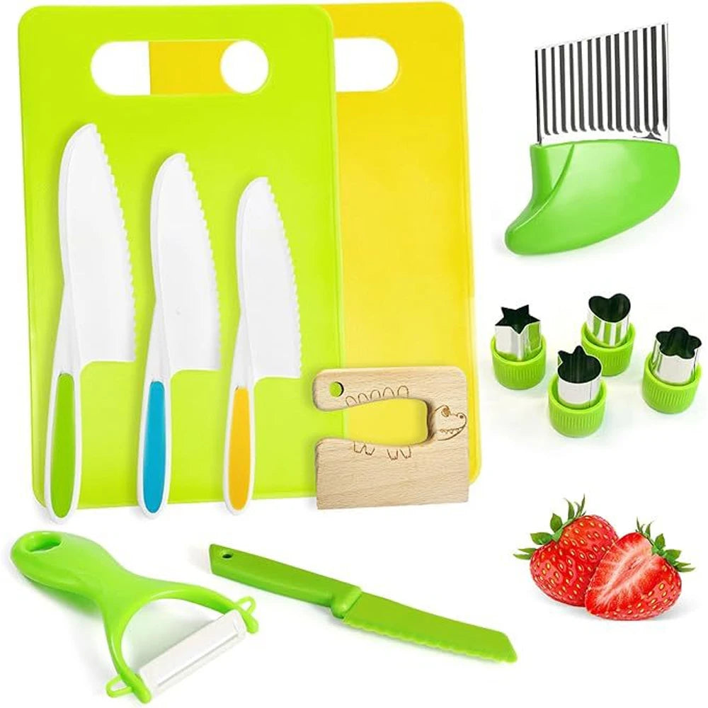 Outils de cuisine Montessori pour Petits Chefs - 13 pcs
