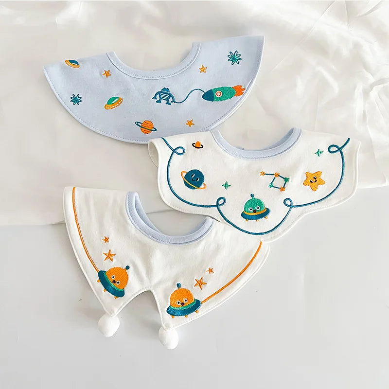 Bavoirs Doux & Stylés pour Bébé - 100% coton