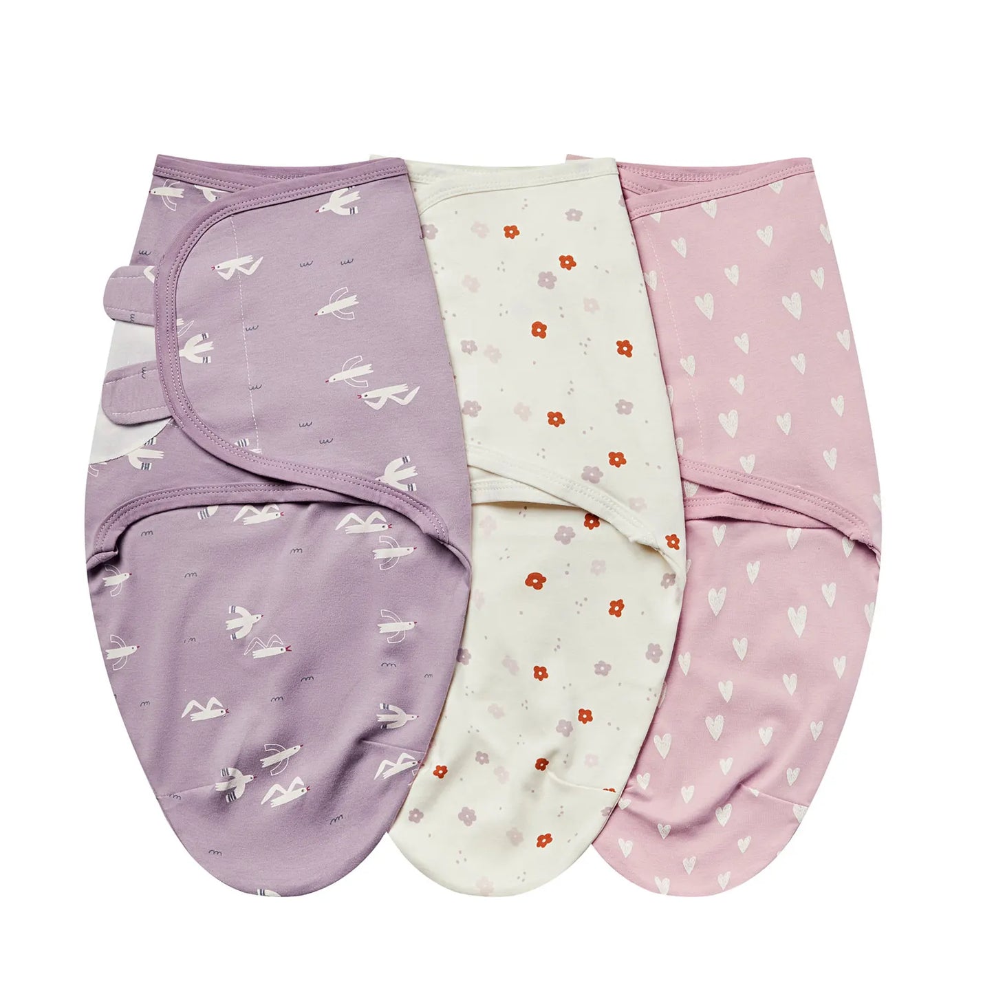 3 Cocons d’Émmaillotage Bébé – 100 % Coton Doux