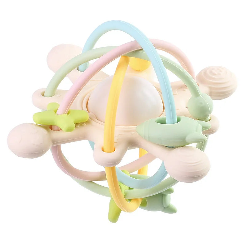 Hochet & Anneau de Dentition "Sensory Mobile Silicone Balle" Montessori
