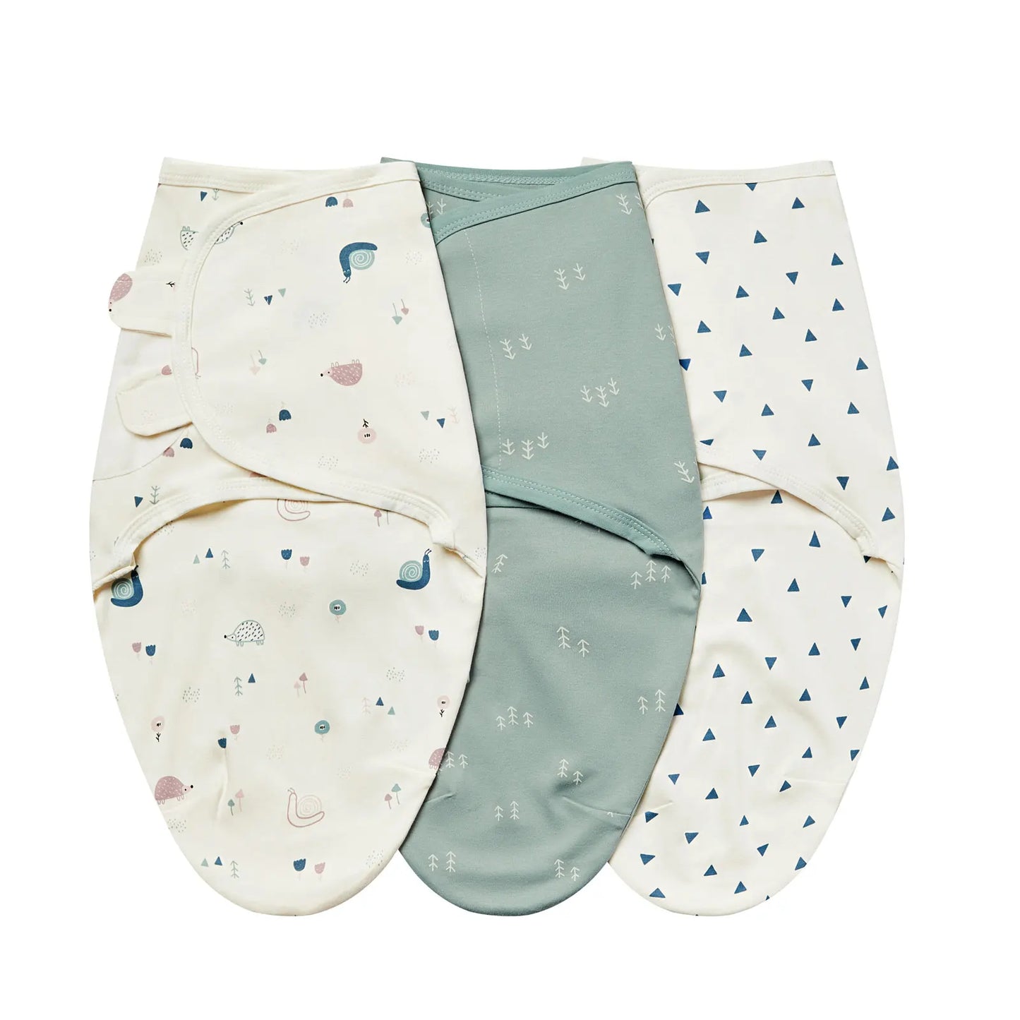 3 Cocons d’Émmaillotage Bébé – 100 % Coton Doux