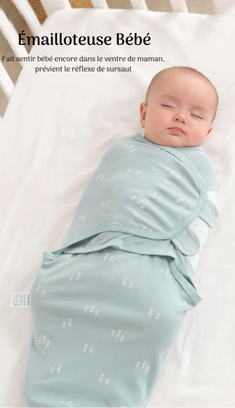 3 Cocons d’Émmaillotage Bébé – 100 % Coton Doux