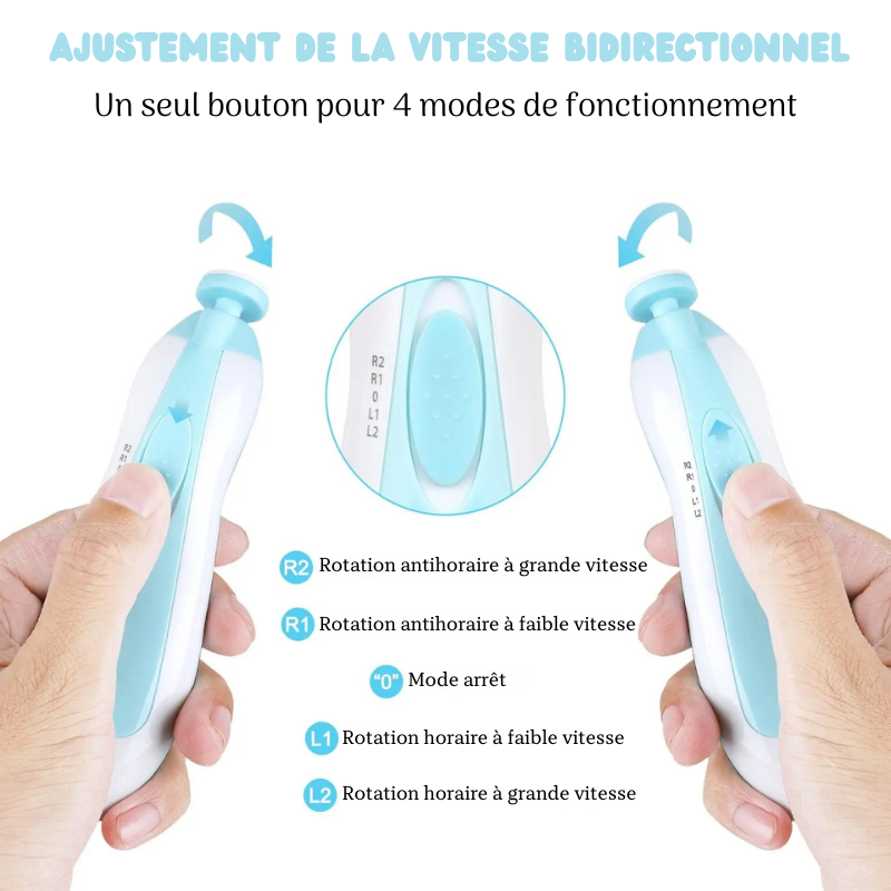 Lime à Ongles Électrique Bébé