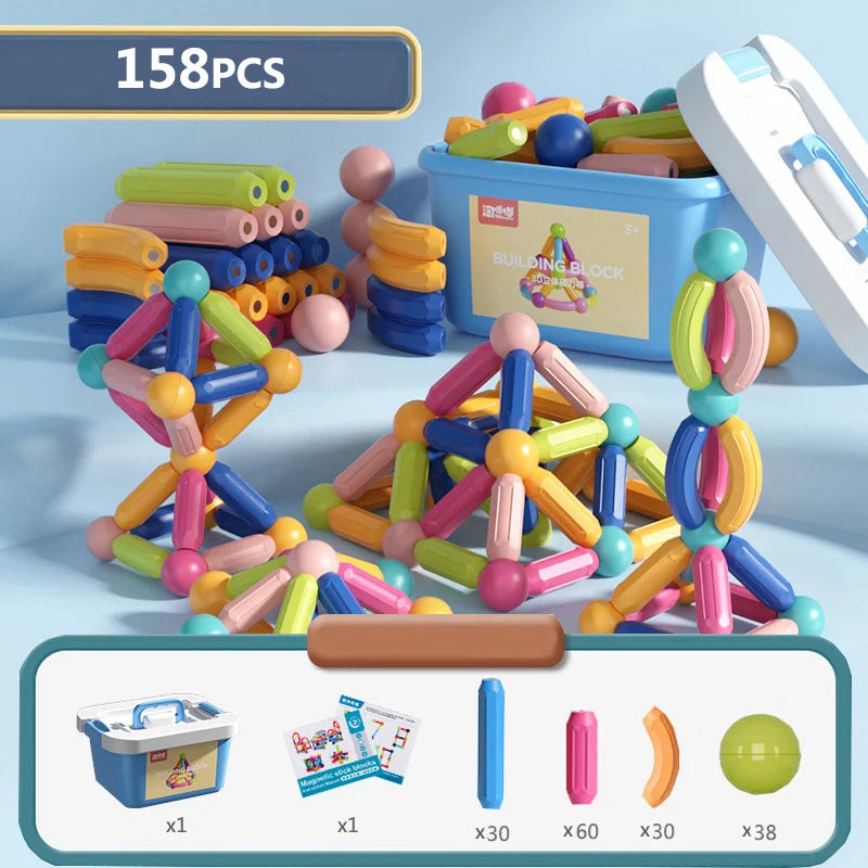 🧲 Le Coffret Créatif de Lyly – Bâtonnets magnétiques éducatifs