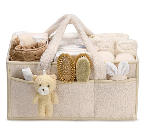 Organisateur de couches Vert-Rose-Beige