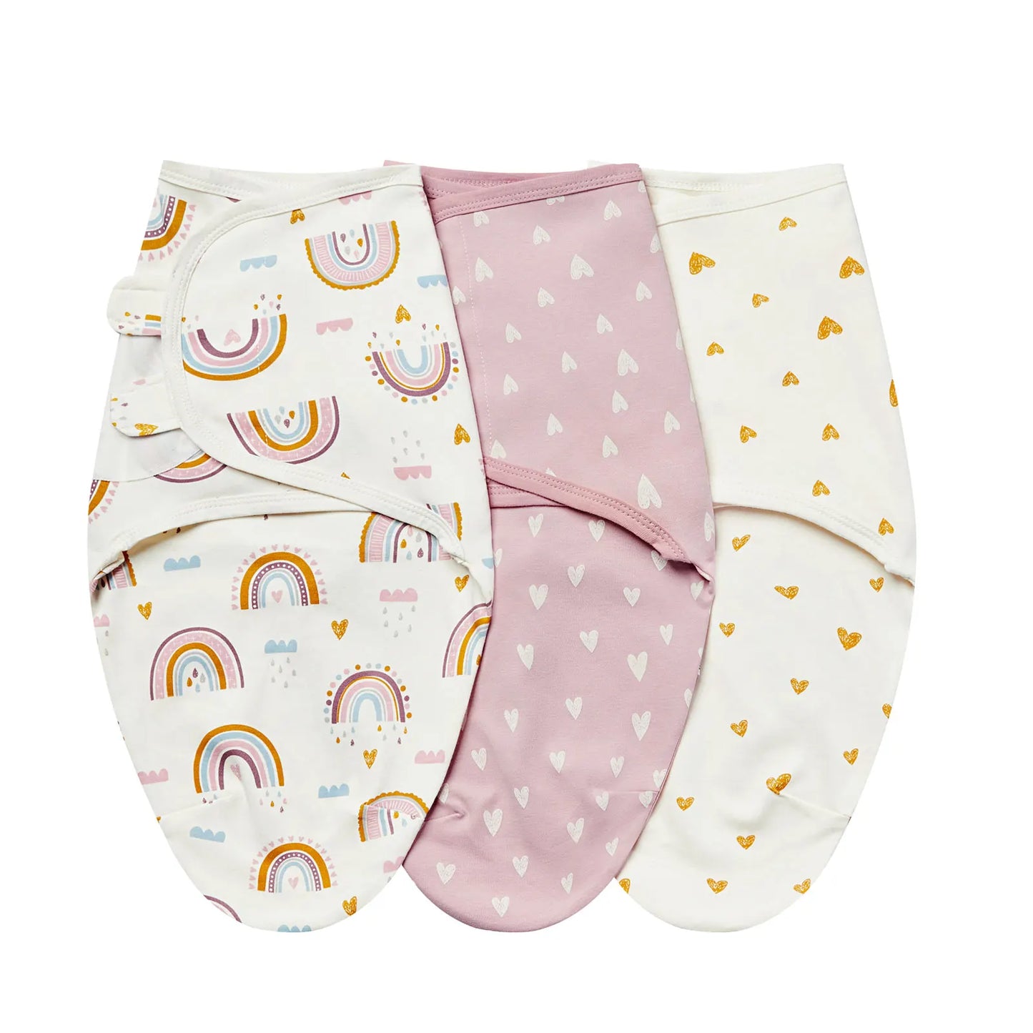 3 Cocons d’Émmaillotage Bébé – 100 % Coton Doux