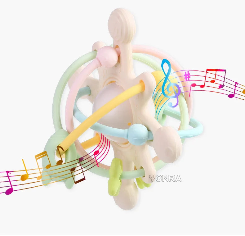 Hochet & Anneau de Dentition "Sensory Mobile Silicone Balle" Montessori