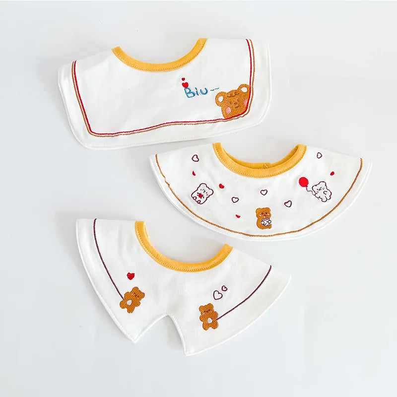 Bavoirs Doux & Stylés pour Bébé - 100% coton