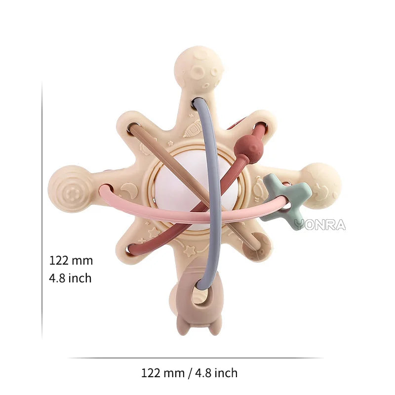 Hochet & Anneau de Dentition "Sensory Mobile Silicone Balle" Montessori