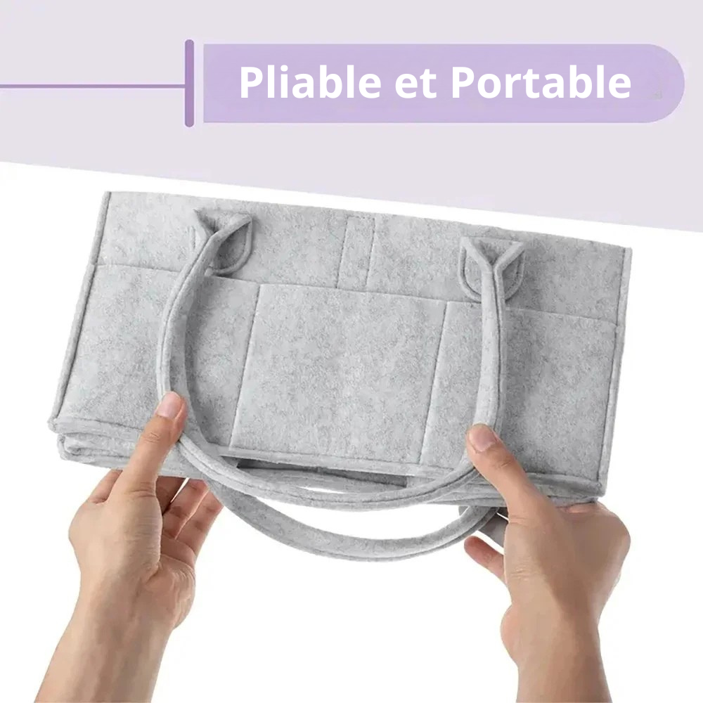 Sac de Rangement Portable pour Couches Bébé
