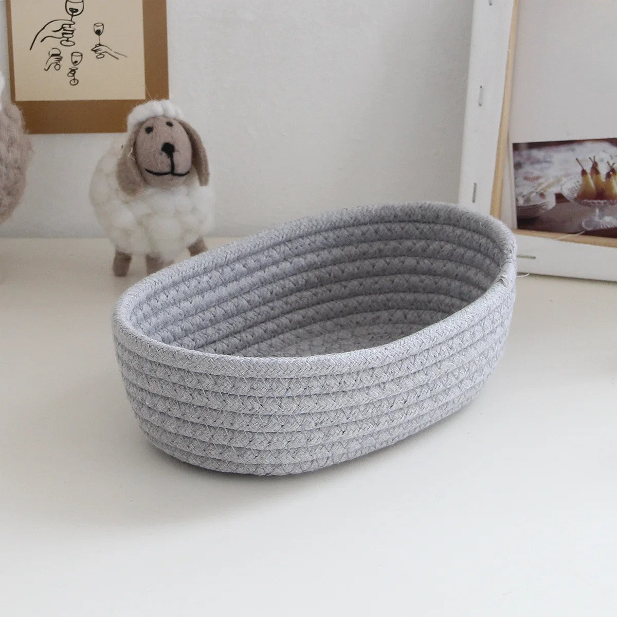 Paniers de Rangement en Tissu Éco-Responsable