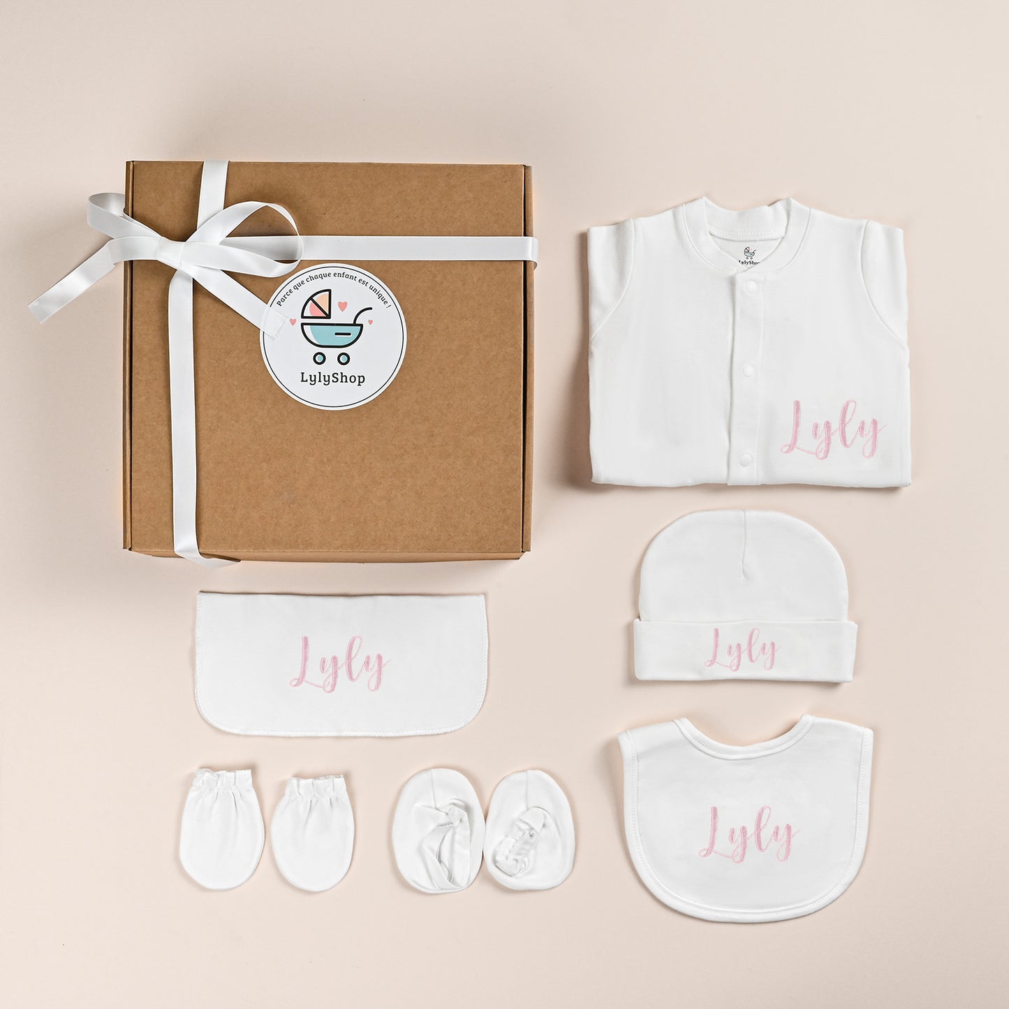 Coffret de Naissance Personnalisé – Idéal pour la Sortie d’Hôpital