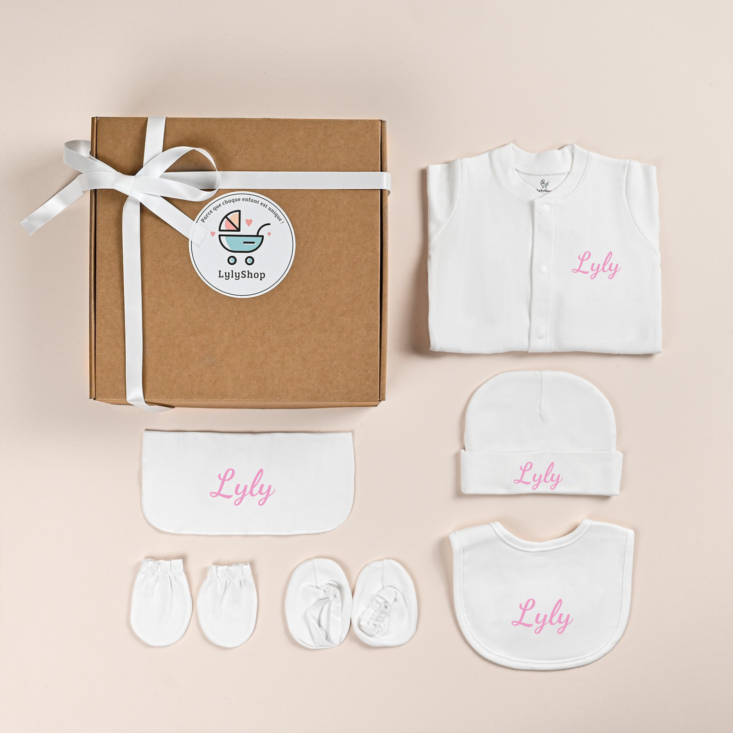 Coffret de Naissance Personnalisé – Idéal pour la Sortie d’Hôpital