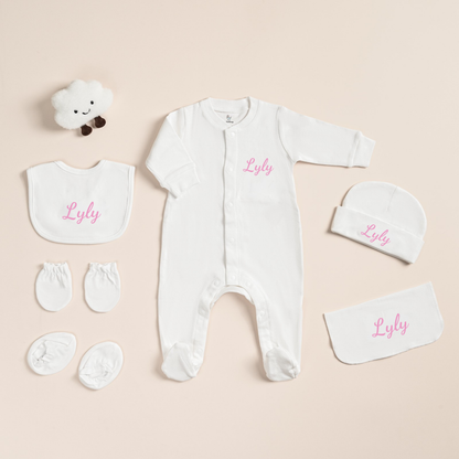 Coffret de Naissance Personnalisé – Idéal pour la Sortie d’Hôpital