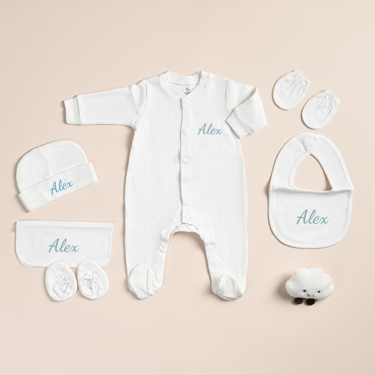 Coffret de Naissance Personnalisé – Idéal pour la Sortie d’Hôpital