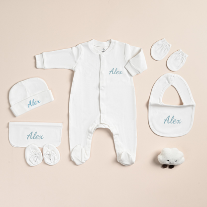 Coffret de Naissance Personnalisé – Idéal pour la Sortie d’Hôpital