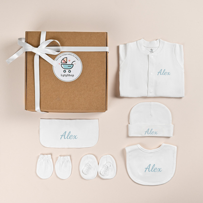 Coffret de Naissance Personnalisé – Idéal pour la Sortie d’Hôpital