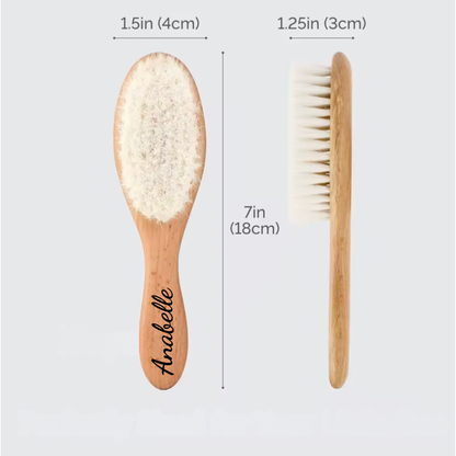Coffret - Brosse à Cheveux Bébé Personnalisée