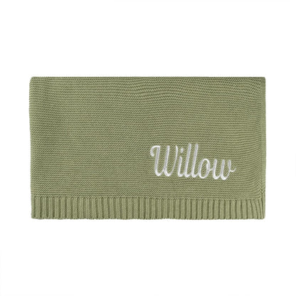Ensemble Personnalisé Lapin, Couverture et Attache-tétine - personnalisable