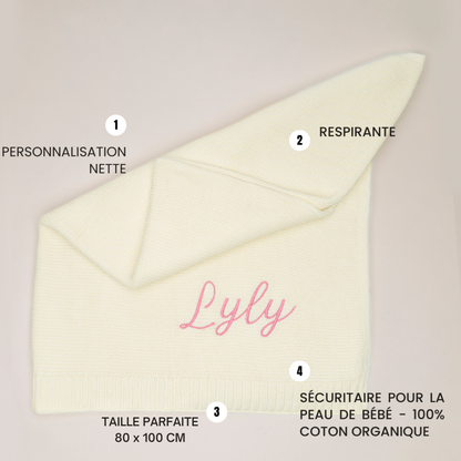 Coffret - Couverture Bébé Personnalisée