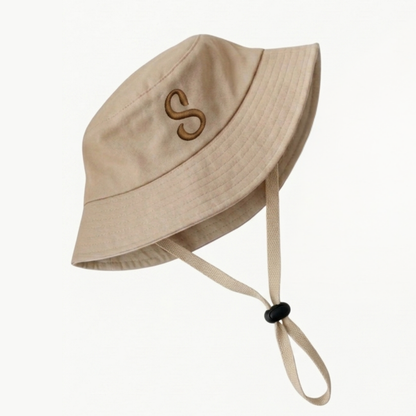 Coffret Chapeau de soleil personnalisé - Initiale brodée