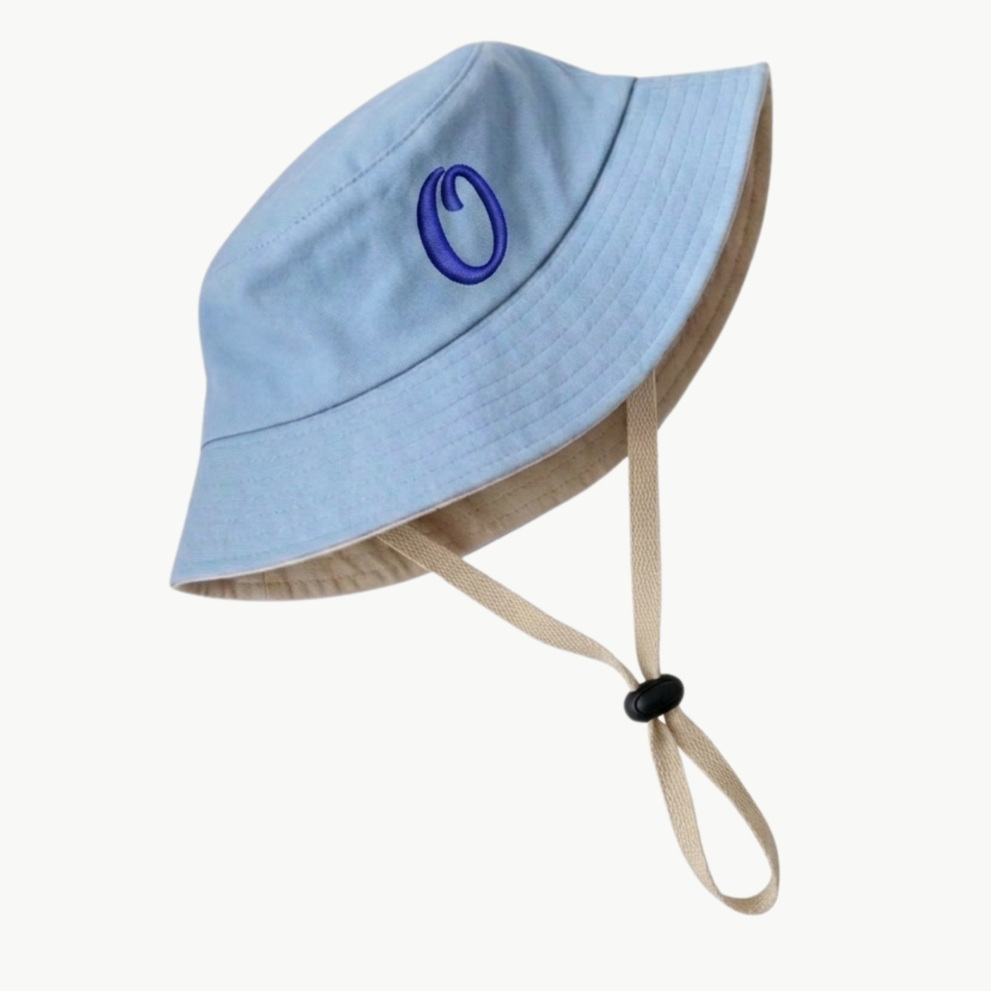 Coffret Chapeau de soleil personnalisé - Initiale brodée