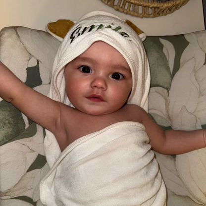 Coffret - Cape de bain Bébé Personnalisée