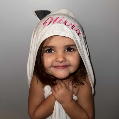 Coffret - Cape de bain Bébé Personnalisée