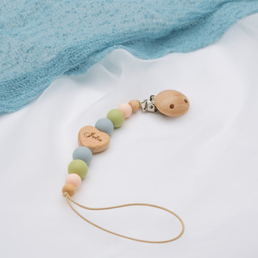 Coffret - Attache-tétine Bébé Personnalisée