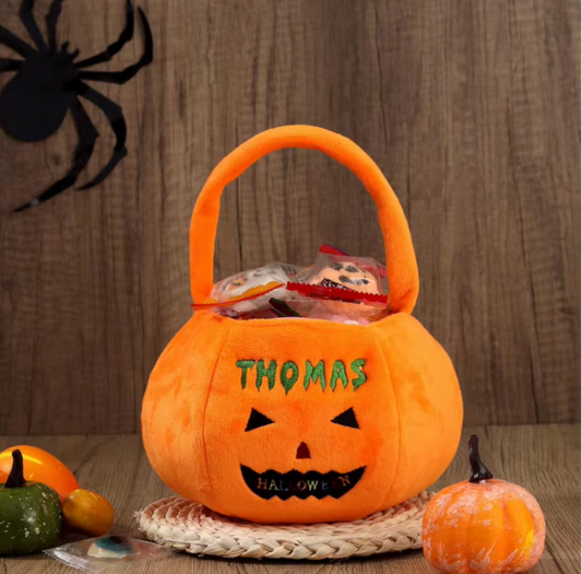 Panier Halloween Personnalisé Citrouille