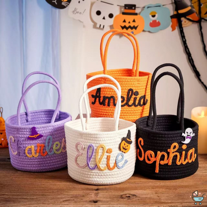 Panier Friandises Halloween Personnalisé
